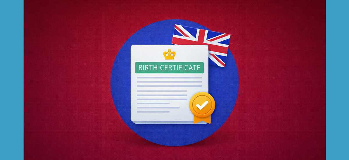 British birth certificate_
