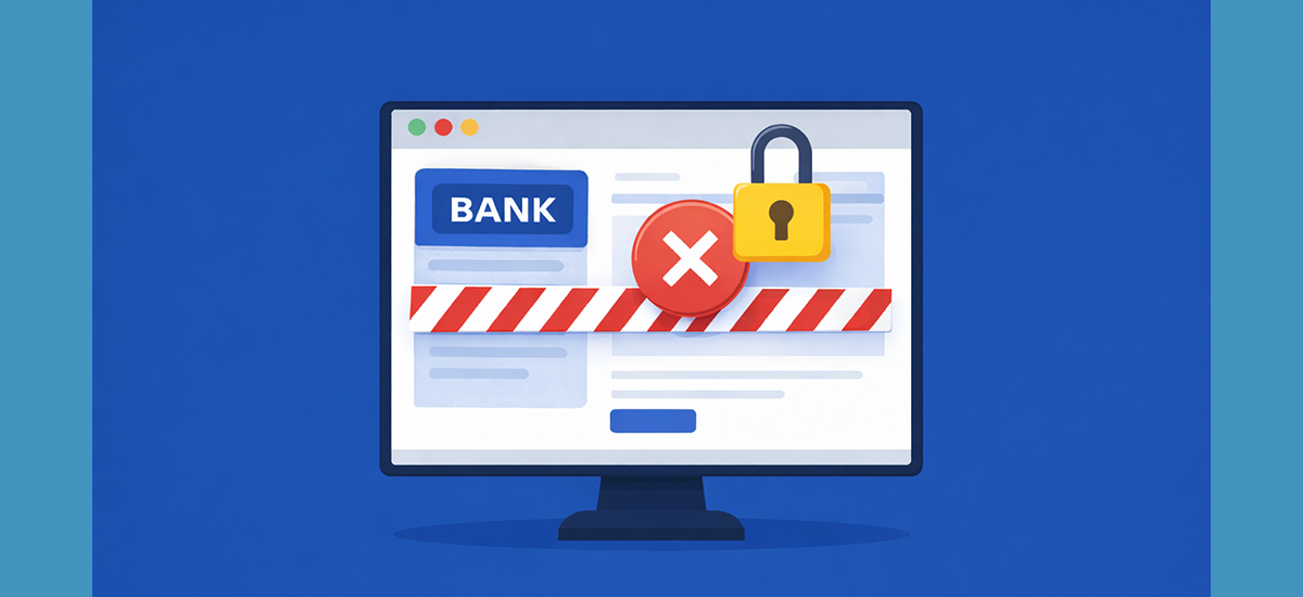 Recovering a blocked bank account