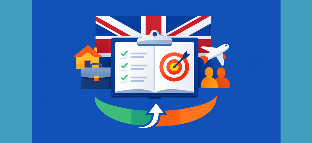 personalized plan for a successful start to your life in the UK