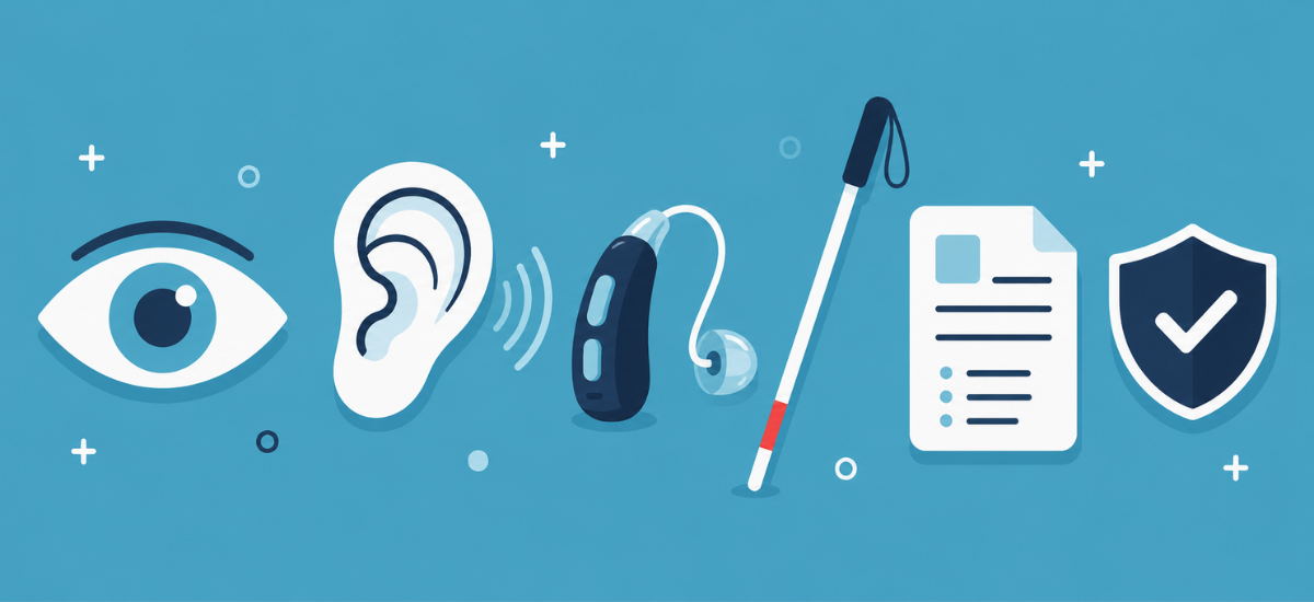 applying for benefits for vision and hearing problems in the united kingdom